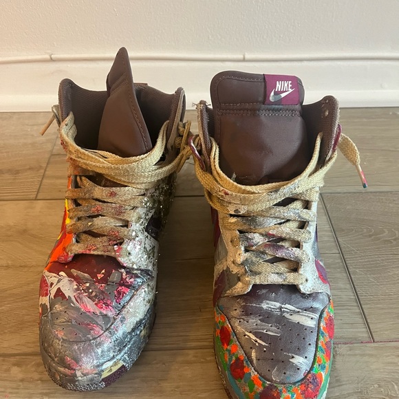 Refab’d one of a kind Nike Women’s Dunk High 1985 size 10 - Picture 9 of 13